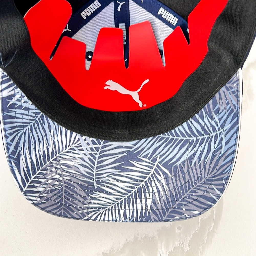 Puma x Golf Navy Blue and White Adjustable Baseball Hat - Picture 10 of 12